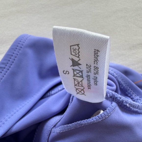 RAD Purple Zip-Front Swimsuit size S - Picture 3 of 4
